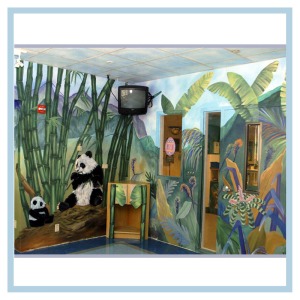 pandas-rainforest-theme-pediatric-mural-hospital-art-healthcare-design