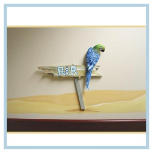 hospital-art-healthcare-design-parrot-tropical-beach-theme-r&r-sign