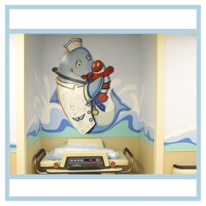 nurse-shark-pediatrics-newborns-hospital-murals-art