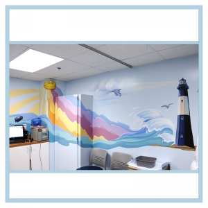 wall-decal-fish-hospital-art-healthcare-design-laboratory-artwork-lighthouse-color-swirls-airbrush-sky