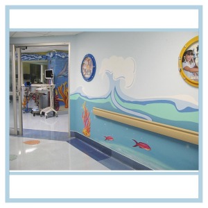 hallway-art-pacu-unit-healthcare-design-porthole-frames-with-pictures-3d-fish