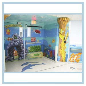 pediatric-entrance-3d-mural-hospital-art-healthcare-design