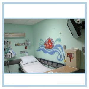wall-stickers-decals-fish-art-hospital-design-same-day-surgery-artwork-clown-fish