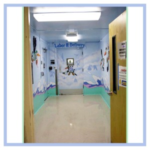 labor-and-delivery-hallway-hospital-art-healthcare-design-murals