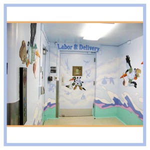 Fort Belvoir DeWitt Hospital - Labor and Delivery Hallway