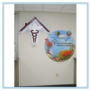 3d-mural-healthcare-design-art-for-hospitals-tropical-theme-beach-hot-air-balloons-military-facility-custom-project