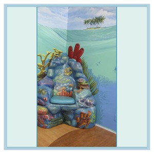 coral-chair-underwater-mural-nautical-theme-hospital-art