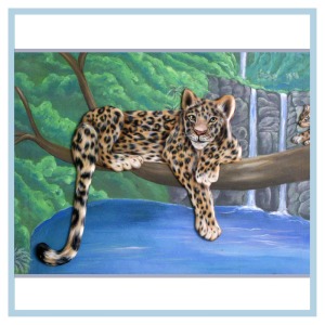 leopard-3d-art-hospital-mural-rainforest-theme-healthcare-design