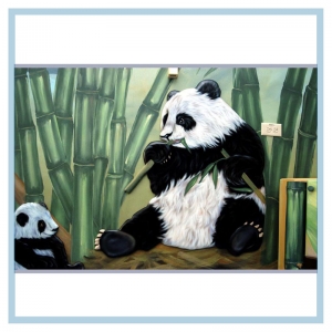 momma-panda-baby-panda-3d-carved-artwork-for-hospitals-healthcare-design