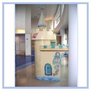 sandcastle-hospital-art-airbrushed-fish-healthcare-design-playhouse-for-children