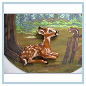 3d-mural-forest-theme-hospital-murals-healthcare-art-blue-jay-design-baby-fawn-chipmunk