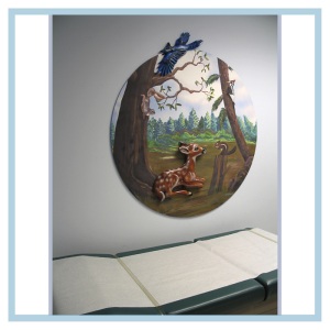 3d-mural-forest-theme-hospital-murals-healthcare-art-blue-jay-design