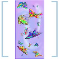 butterfly happiness light panel