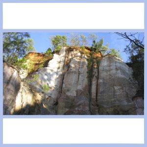 sheer canyon wall